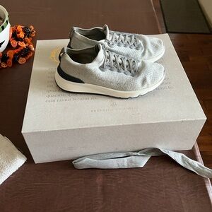 Brunello Cucinelli Light Gray Men's Sneakers